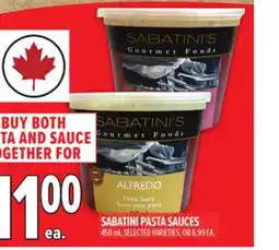 Metro SABATINI PASTA SAUCES offer
