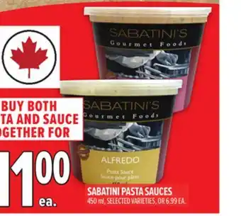 Metro SABATINI PASTA SAUCES offer