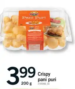 Fortinos CRISPY PANI PURI, 200 G offer