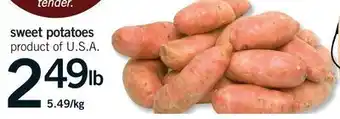 Fortinos SWEET POTATOES offer