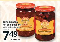 Fortinos TUTTO CALABRIA HOT CHILI PEPPERS, 280/285 ML offer