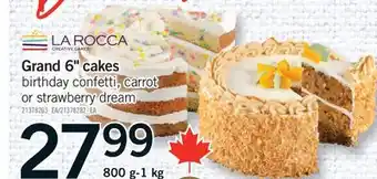 Fortinos GRAND 6 CAKES, 800 G-1 KG offer
