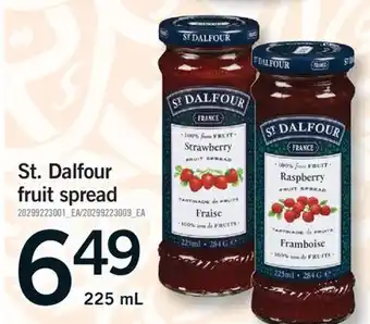 Fortinos ST. DALFOUR FRUIT SPREAD, 225 ML offer