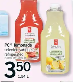 Fortinos PC LEMONADE, 1.54 L offer