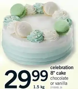 Fortinos CELEBRATION 8 CAKE, 1.5 KG offer