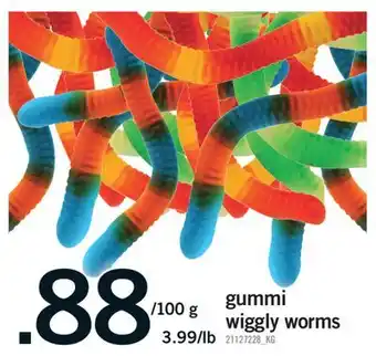 Fortinos GUMMI WIGGLY WORMS offer