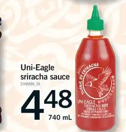 Fortinos UNI-EAGLE SRIRACHA SAUCE, 740 mL offer