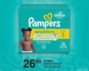 Fortinos PAMPERS SWADDLERS DIAPERS offer
