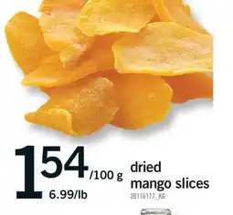 Fortinos DRIED MANGO SLICES offer