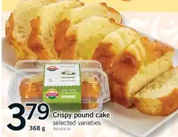 Fortinos CRISPY POUND CAKE, 368 G offer