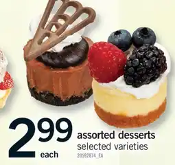 Fortinos ASSORTED DESSERTS offer