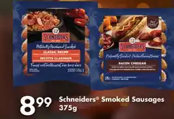 Fortinos SCHNEIDERS SMOKED SAUSAGES, 375G offer