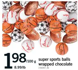 Fortinos SUPER SPORTS BALLS WRAPPED CHOCOLATE offer