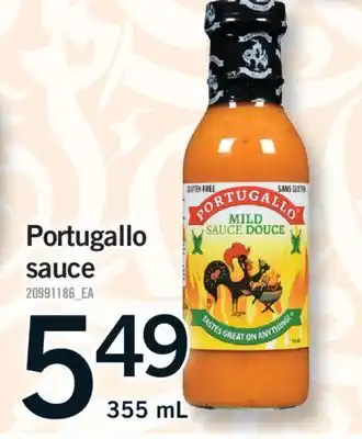 Fortinos PORTUGALLO SAUCE, 355 ML offer