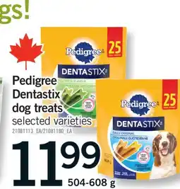 Fortinos PEDIGREE DENTASTIX DOG TREATS, 504-608 G offer