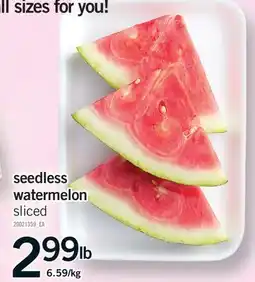 Fortinos SEEDLESS WATERMELON offer