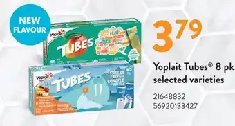Fortinos YOPLAIT TUBES , 8 PK offer