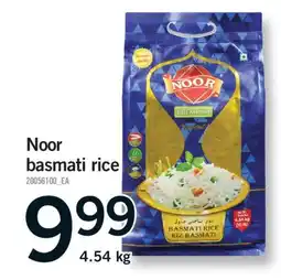 Fortinos NOOR BASMATI RICE, 54 KG offer