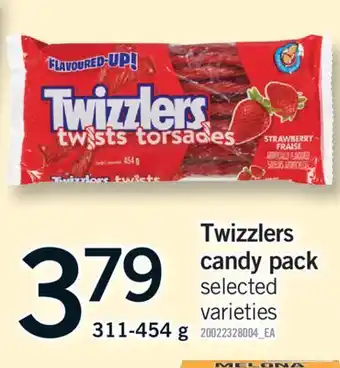 Fortinos TWIZZLERS CANDY PACK, 311-454 G offer