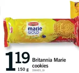 Fortinos BRITANNIA MARIE COOKIES, 150 G offer