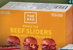 Fortinos THE KEG PRIME RIB BEEF SLIDERS, 12 X 71 G offer