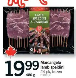 Fortinos MARCANGELO LAMB SPEIDINI, 24 PK, 480 G offer
