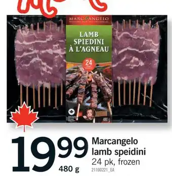 Fortinos MARCANGELO LAMB SPEIDINI, 24 PK, 480 G offer