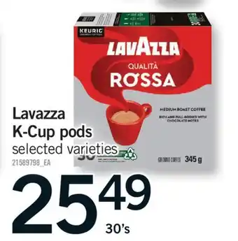 Fortinos LAVAZZA K-CUP PODS, 30'S offer