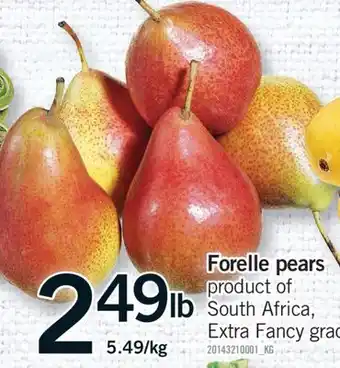Fortinos FORELLE PEARS offer