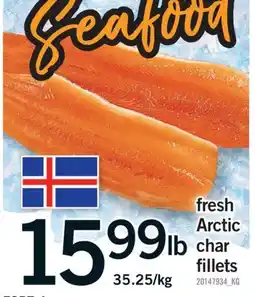 Fortinos FRESH ARCTIC CHAR FILLETS offer