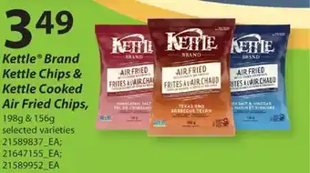 Fortinos KETTLE BRAND KETTLE CHIPS & KETTLE COOKED AIR FRIED CHIPS, 198g & 156g offer