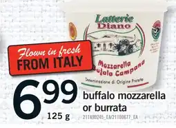 Fortinos BUFFALO MOZZARELLA OR BURRATA, 125 G offer