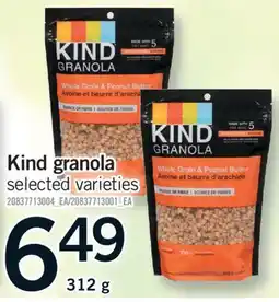 Fortinos KIND GRANOLA, 312 G offer