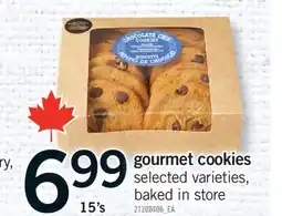 Fortinos GOURMET COOKIES, 15'S offer