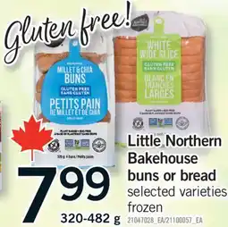 Fortinos LITTLE NORTHERN BAKEHOUSE BUNS OR BREAD, 320-482 g offer