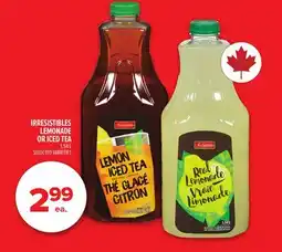Metro IRRESISTIBLES LEMONADE OR ICED TEA offer
