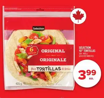 Metro SELECTION 10 TORTILLAS offer