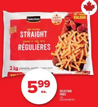 Metro SELECTION FRIES offer