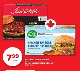 Metro LIFE SMART CHICKEN BURGERS offer
