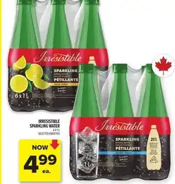 Metro IRRESISTIBLE SPARKLING WATER offer
