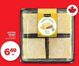 Metro SELECTION SQUARES offer