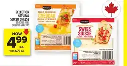 Metro SELECTION NATURAL SLICED CHEESE offer
