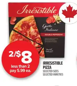 Metro IRRESISTIBLE PIZZA offer