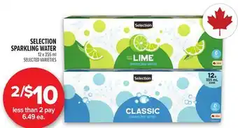 Metro SELECTION SPARKLING WATER offer