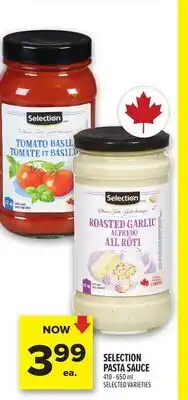 Metro SELECTION PASTA SAUCE offer