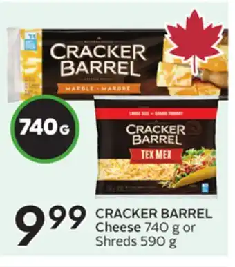 Sobeys CRACKER BARREL Cheese offer