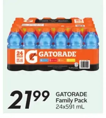 Sobeys GATORADE Family Pack offer