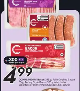 Sobeys COMPLIMENTS Bacon offer