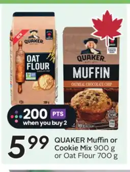 Sobeys QUAKER Muffin or Cookie Mix offer