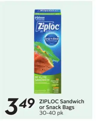 Sobeys ZIPLOC Sandwich or Snack Bags offer